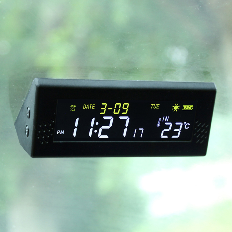 Smartwatch Watches Digital - Solar pára-brisa carro relógio digital, lembrete