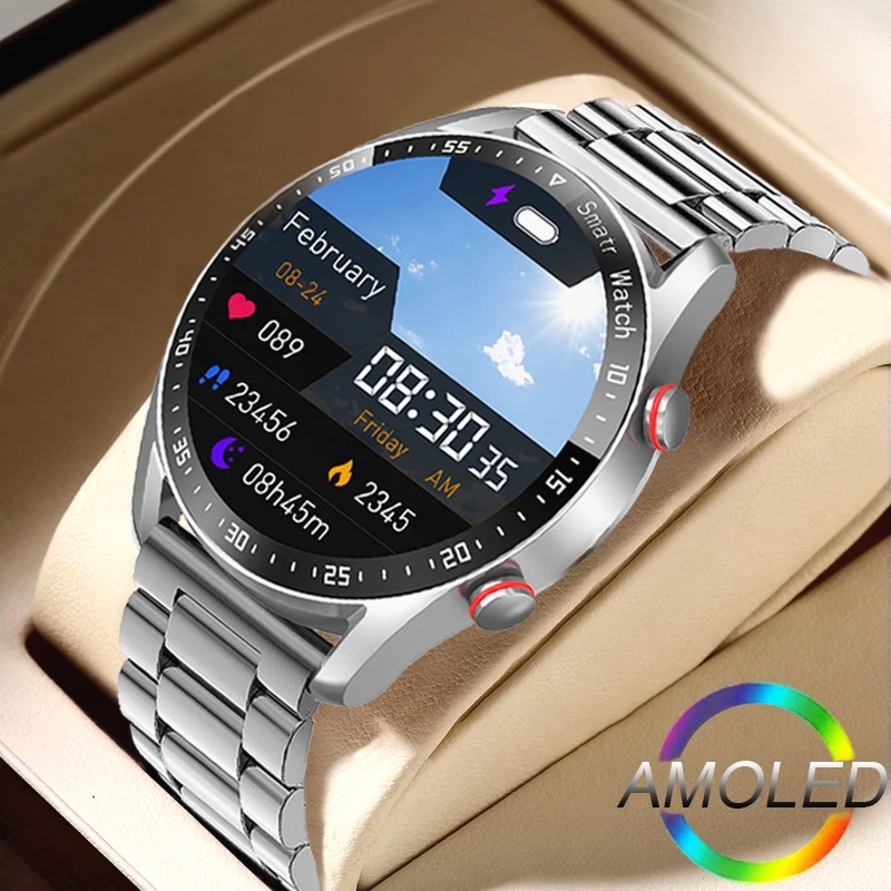 Smartwatch Health Watches For Men - Impermeável relógio inteligente para homens, Bluetooth