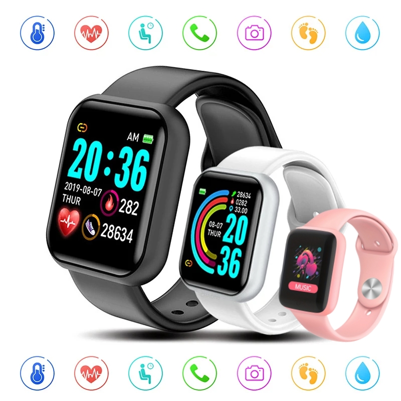 Smartwatch Watches With Bluetooth - Esporte bluetooth relógios inteligentes tela colorida