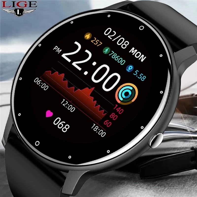 Smartwatch Watches With Bluetooth - LIGE 2026 Novo Relógio Inteligente Masculino