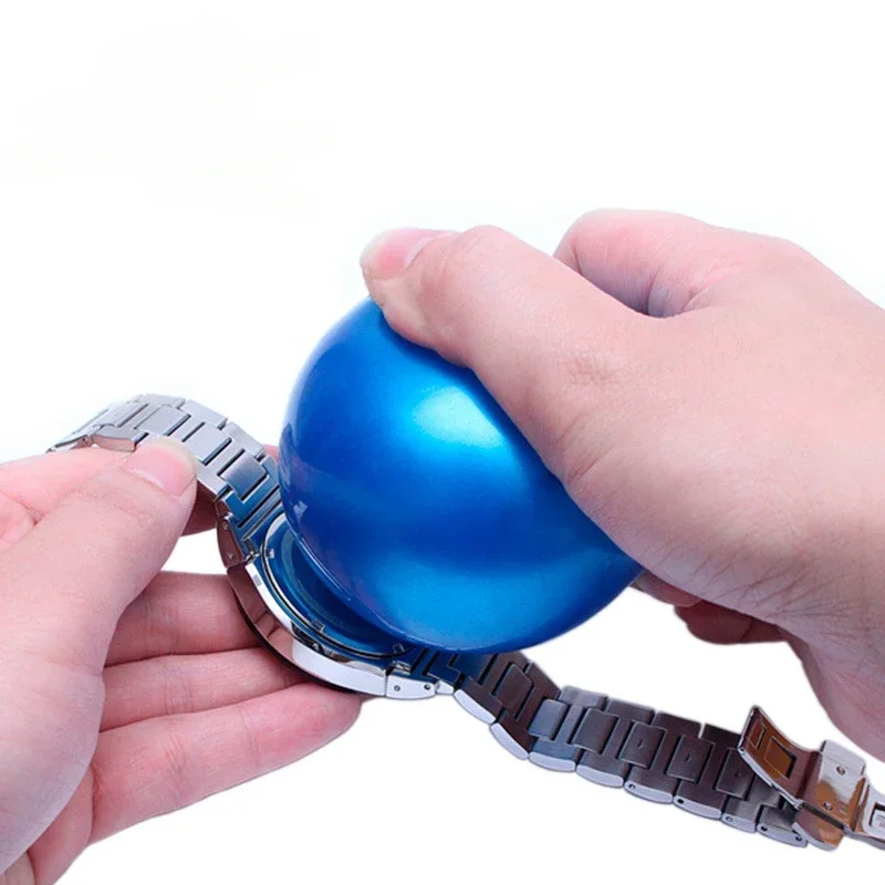 Crystal Press Tool - Caixa de relógio bola aberta azul