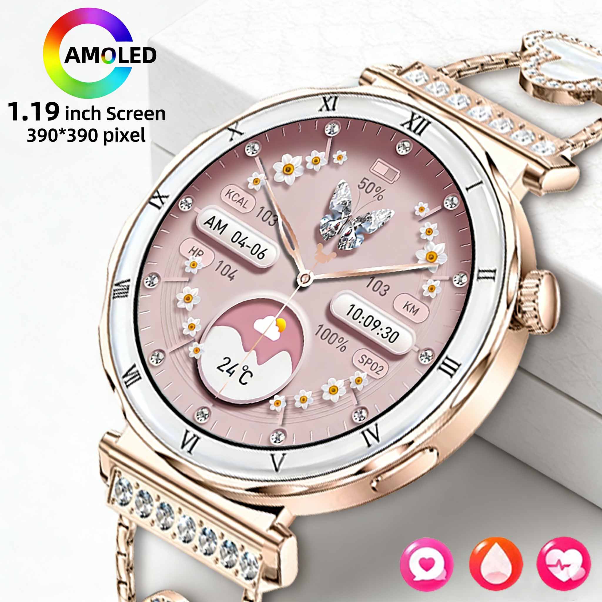 Smartwatch Latest Watches For Men - Relógio Inteligente Feminino LIGE com Display