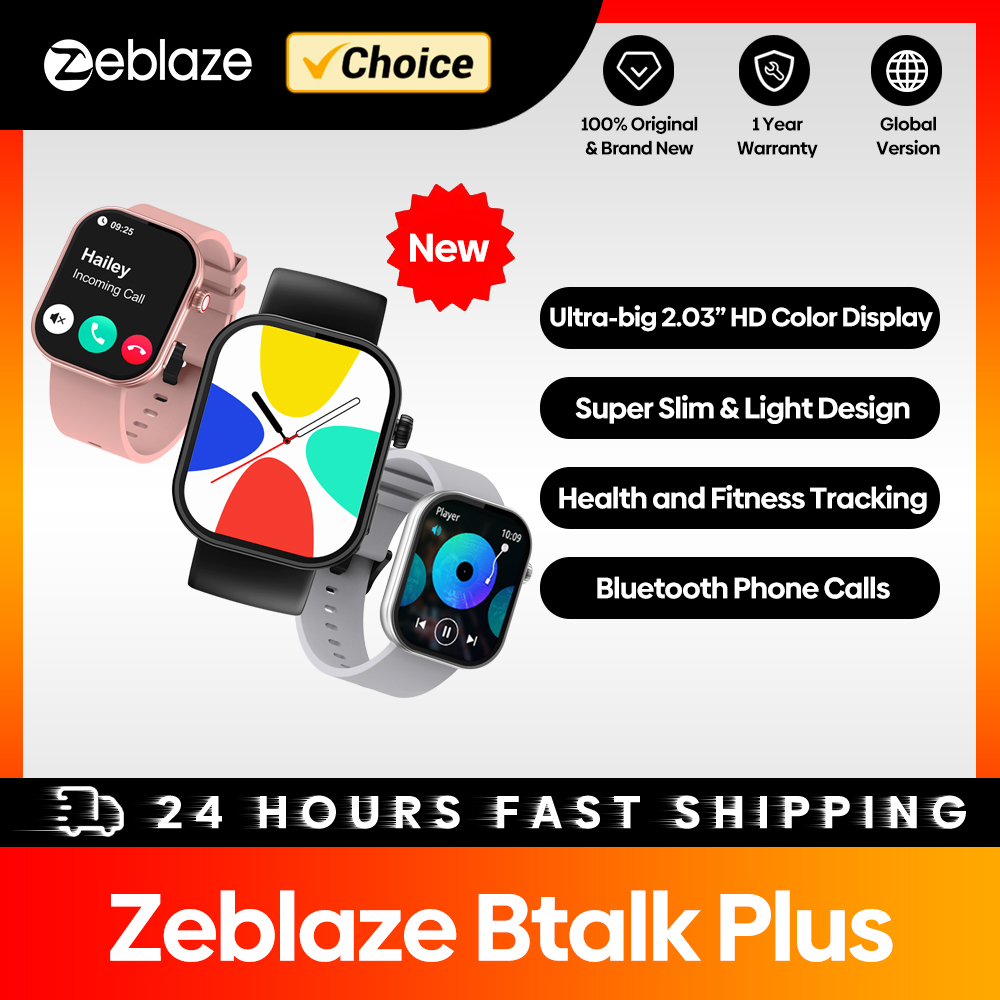 Smartwatch Health Watches For Men - Novo zeblaze btalk plus chamada de