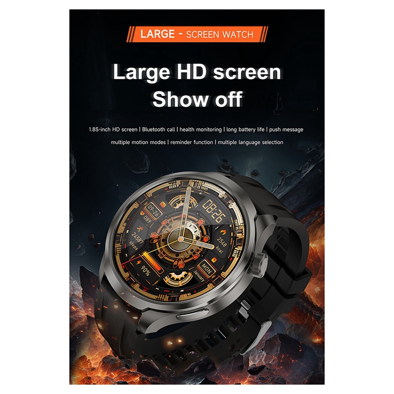 Smartwatch Watches With Bluetooth - 1.85-Polegada ultra hd relógio inteligente nfc