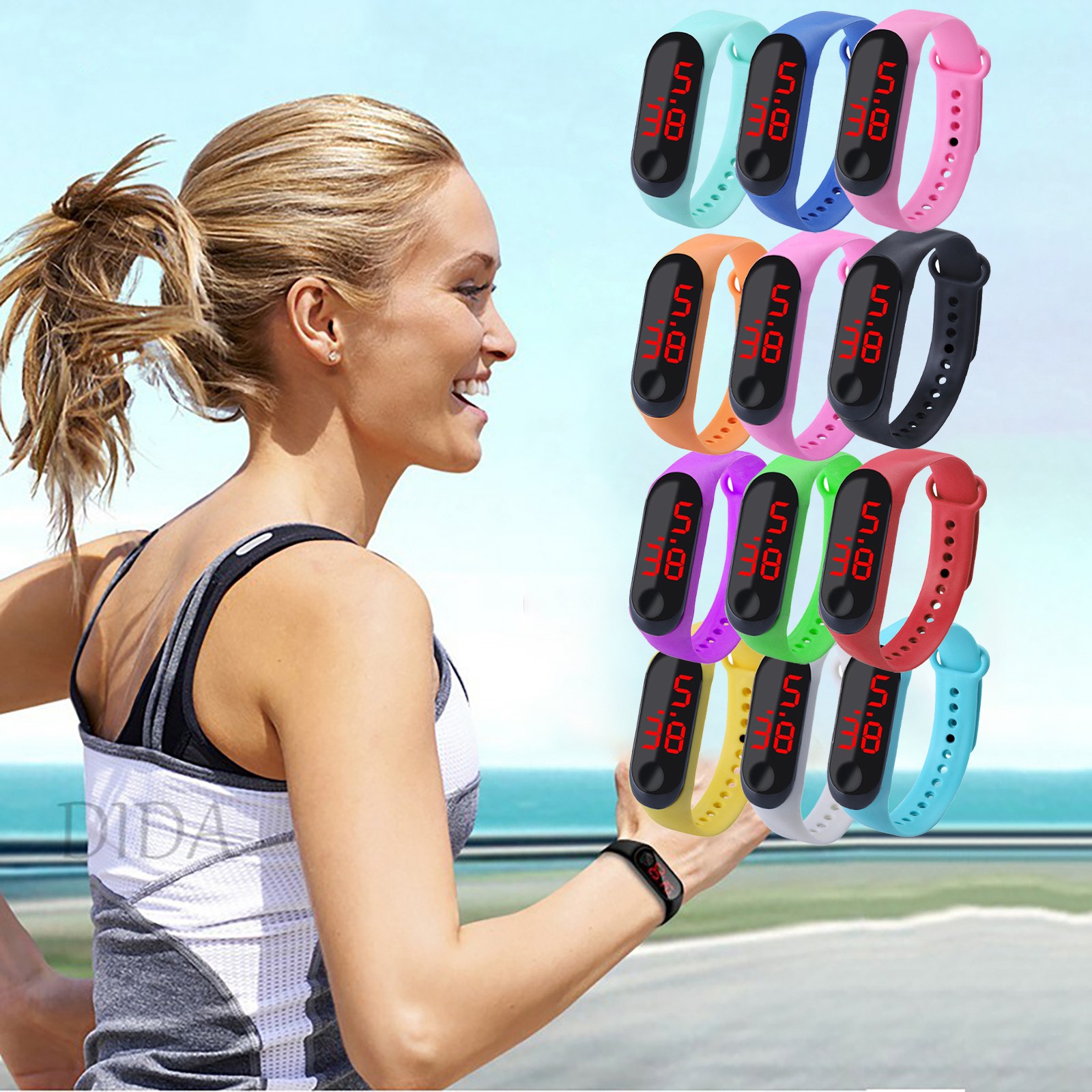 Smartwatch Watches Digital - Esportes ao ar livre pulseira relógio