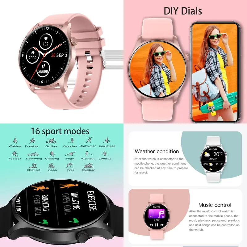 Smartwatch Watches Smart - Relógio Inteligente SENBONO MAX8 para Homens