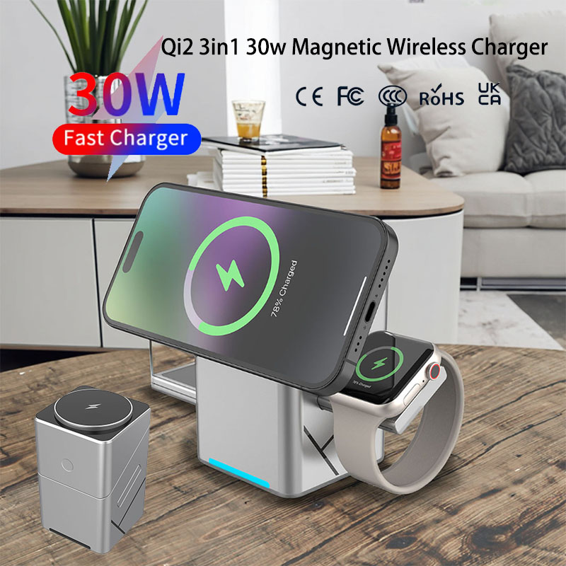 Watches Smartwatch Samsung - Carregador Sem Fio Magnético Rotativo Multifuncional