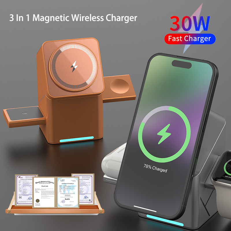 Watches Smartwatch Samsung - Carregador Sem Fio Magnético Multifuncional 3