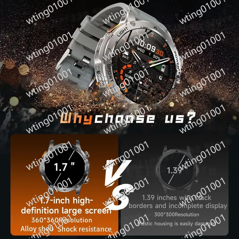 Relógio Inteligente AK87 com L - Smartwatch Watches With Bluetooth avaliação e preço