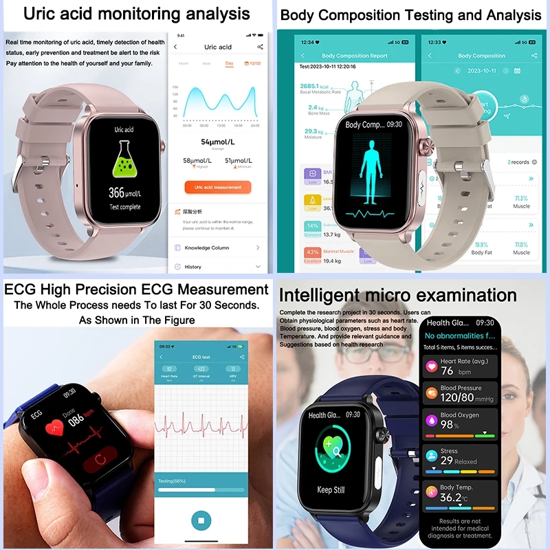 Novo Smartwatch 2025 para XIAO - Smartwatch Health Watches For Men avaliação e preço