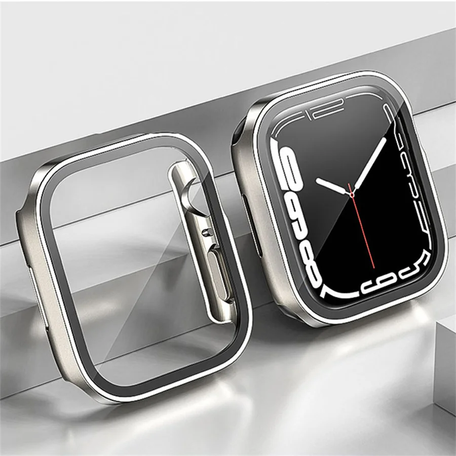 Vidro + capa para apple watch  - Smartwatch Watches For Girls avaliação e preço