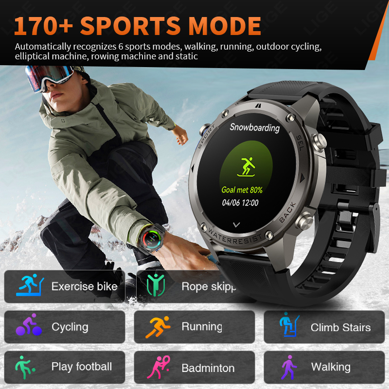 Novo Smartwatch Militar Ultra  - Smartwatch Watches Smart avaliação e preço