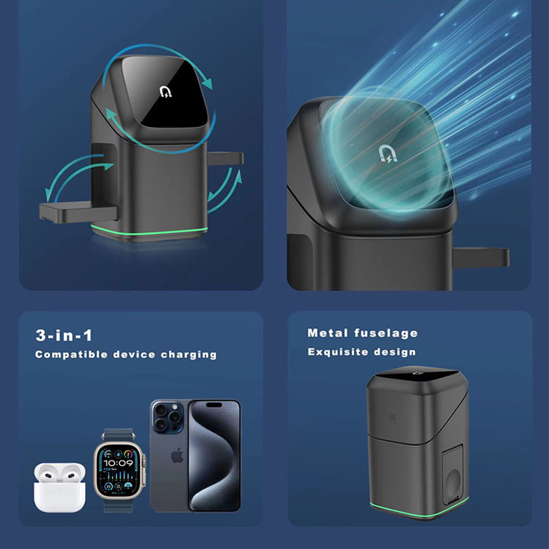 Praiser 25W Qi2 Dobrável Touch - Watches Smartwatch Samsung avaliação e preço