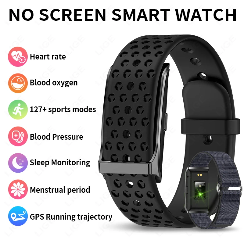 Lige sem tela relógio intelige - Smartwatch Latest Watches For Men avaliação e preço
