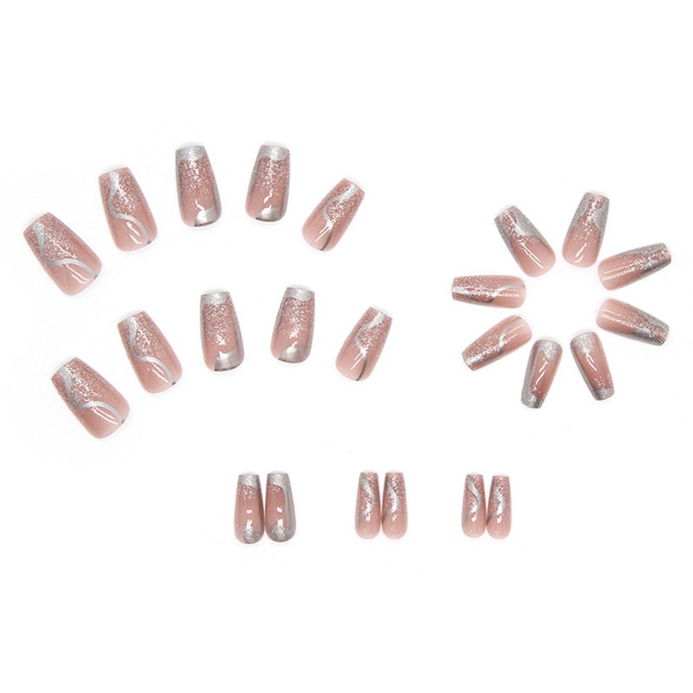 24 peças de unhas postiças par - Crystal Press Tool avaliação e preço