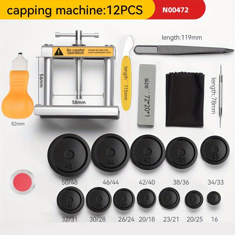 12pçs conjunto de máquina tamp - Crystal Press Tool avaliação e preço
