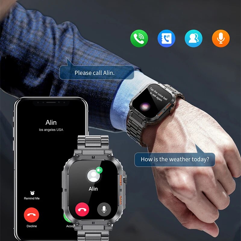 LIGE-Esportes Ao Ar Livre De F - Smartwatch Watches With Bluetooth avaliação e preço
