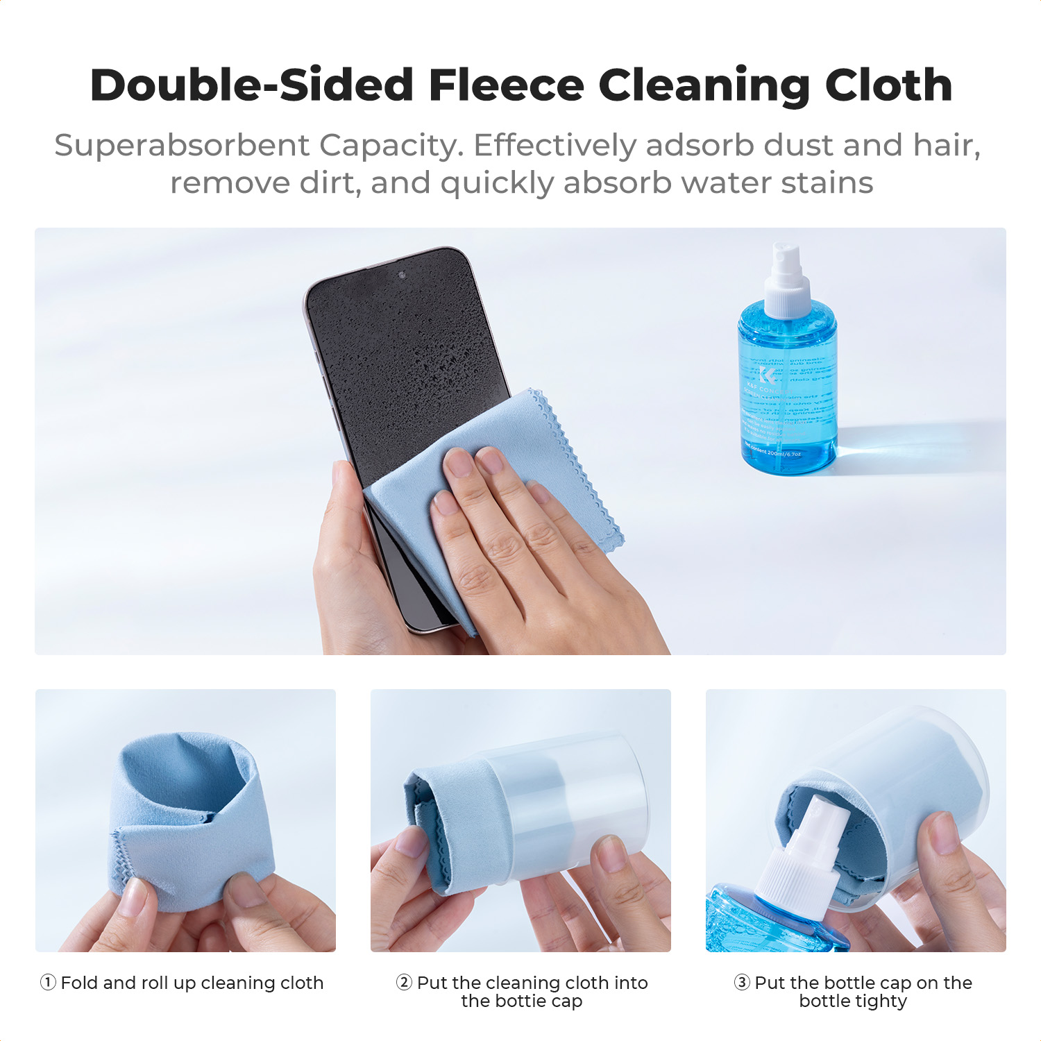 K&F CONCEPT Spray Limpador de  - Watch Polishing Cloth avaliação e preço