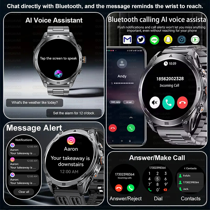 Relógio Inteligente T-Rex 3 co - Smartwatch Rugged Watches For Men avaliação e preço