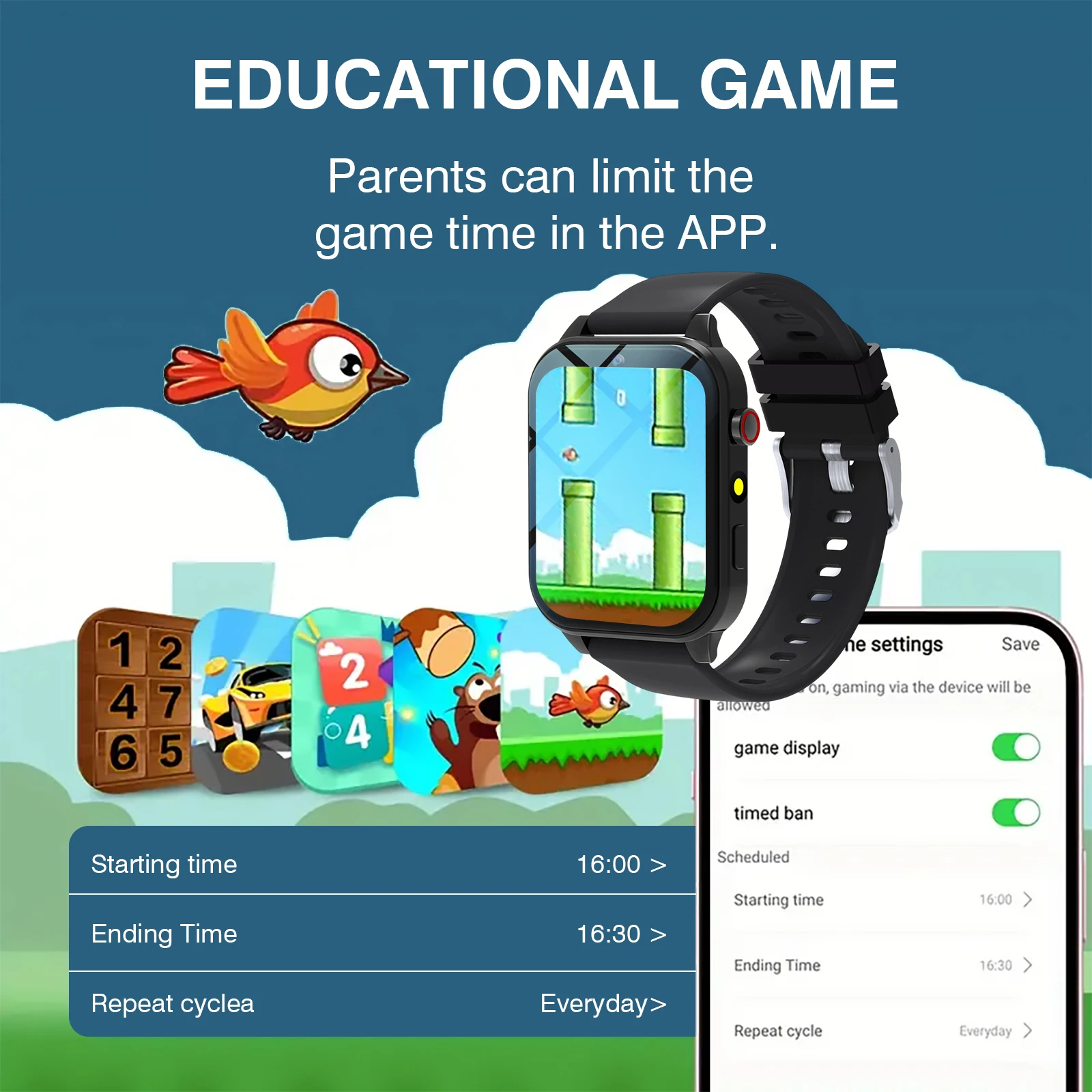 Relógio inteligente infantil c - Smartwatch Watches For Kid Girl avaliação e preço