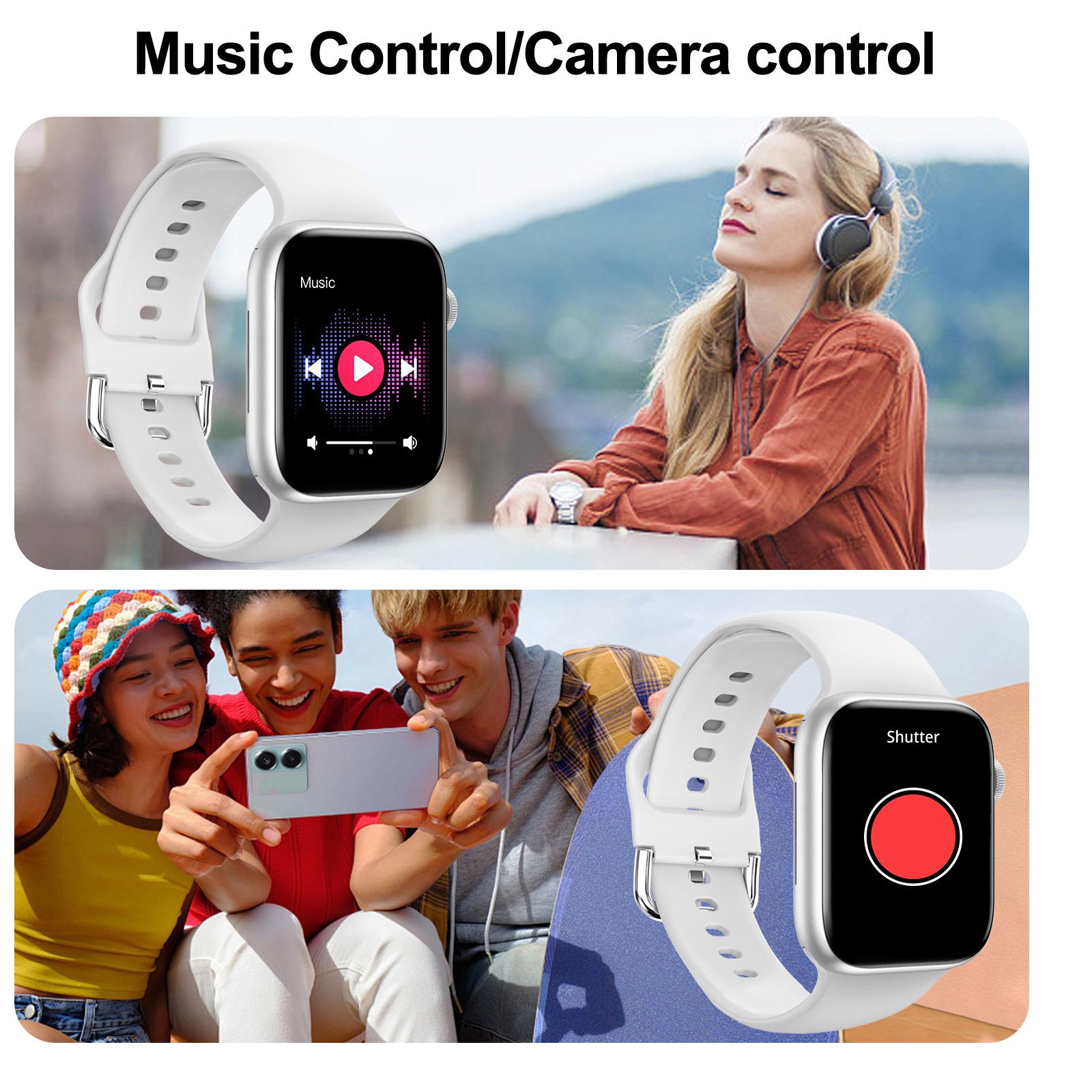 Relógio inteligente, chamada/d - Smartwatch Iphone Watch For Men avaliação e preço