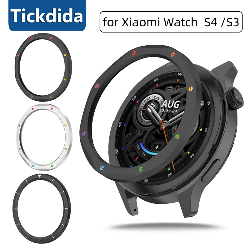 Moldura de metal anel caso par - Watch Esim avaliação e preço