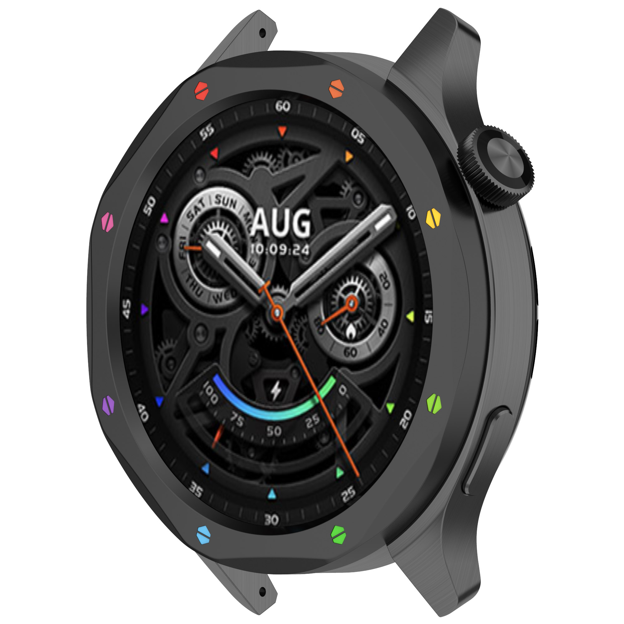 Moldura de metal anel caso par - Watch Esim avaliação e preço