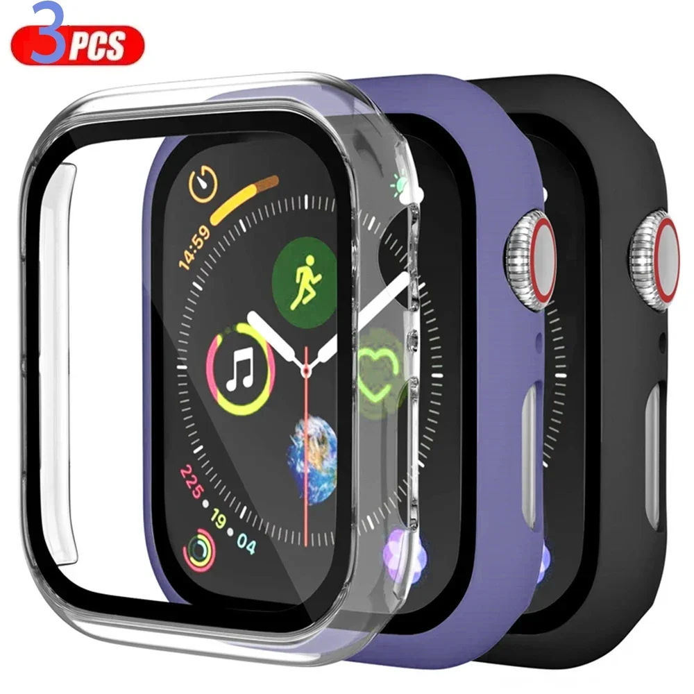 3 pacote de vidro + capa para  - Smartwatch Watches For Girls avaliação e preço
