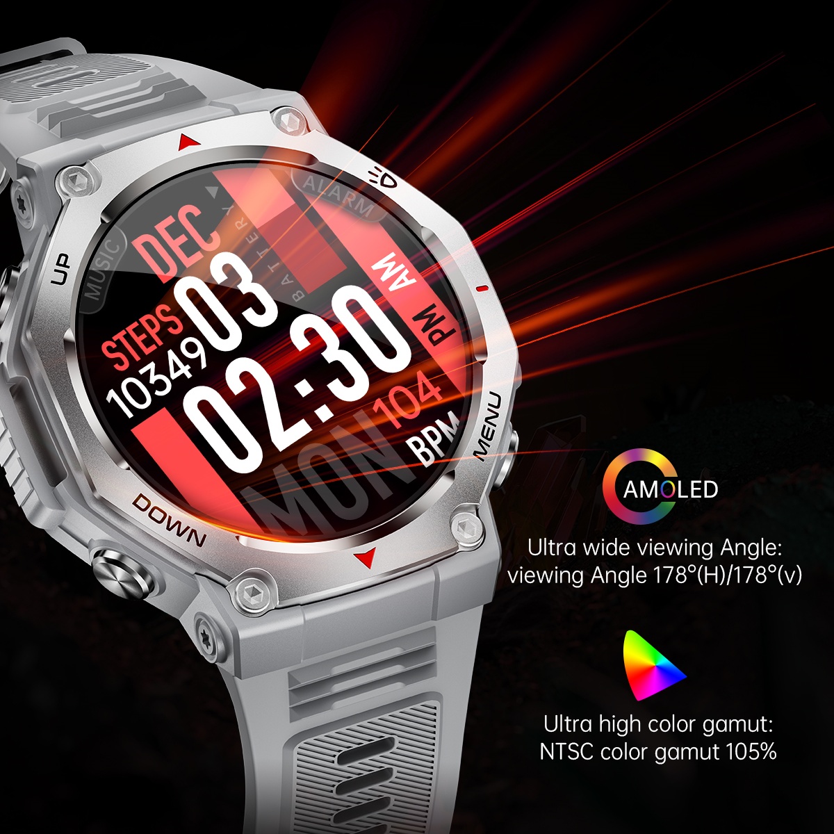 2025 novo para xiaomi grau mil - Vs Smartwatch avaliação e preço