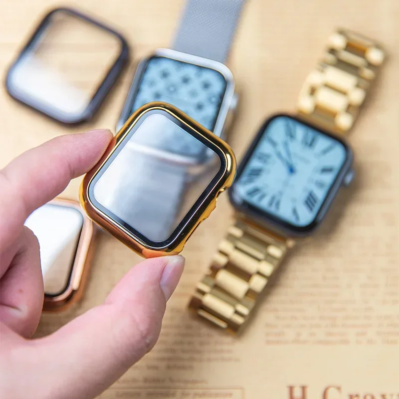 Vidro + capa para apple watch  - Smartwatch Watches For Girls avaliação e preço
