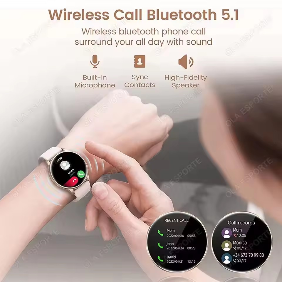 Relógio inteligente com tela h - Smartwatch Health Watches For Men avaliação e preço