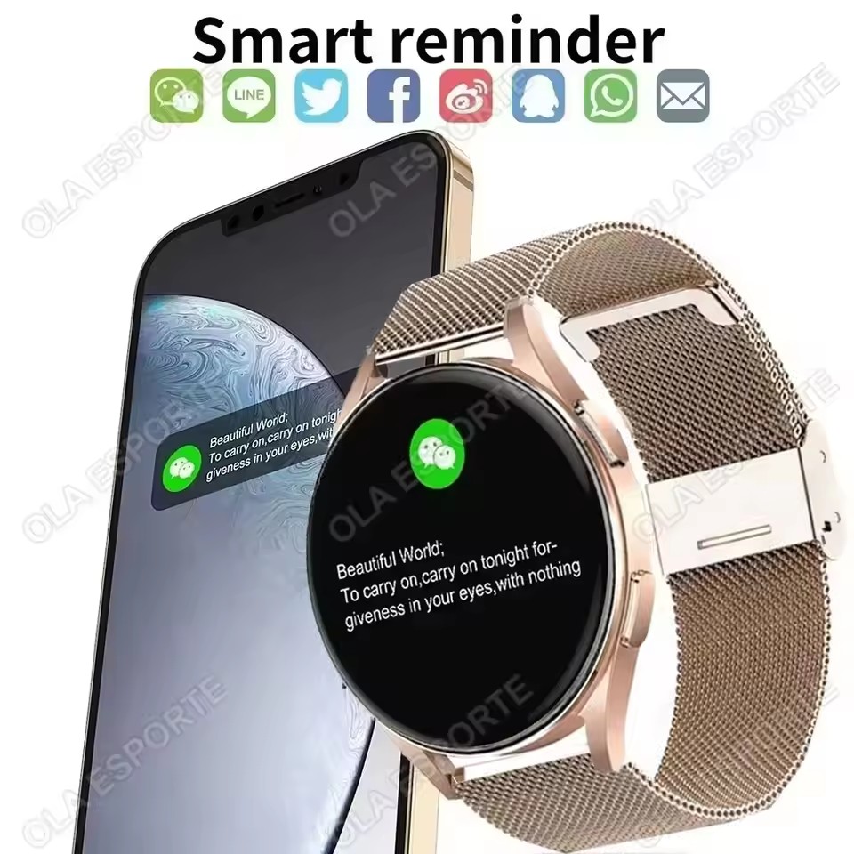 Relógio inteligente com tela h - Smartwatch Health Watches For Men avaliação e preço