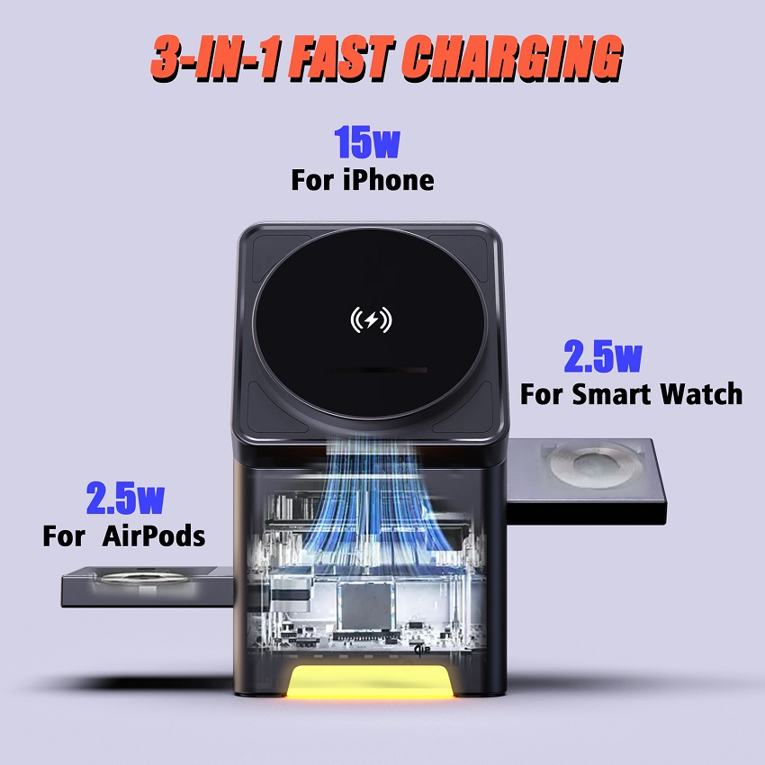 Carregador Sem Fio Magnético 3 - Watches Smartwatch Samsung avaliação e preço